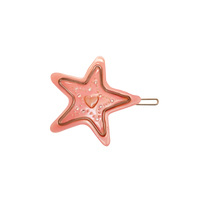 Big Star Hårspænde Flamingo Pink