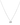 Billedet viser en sølv venskabshalskæde. Halskæden er designet med to sammenflettede cirkler, der symboliserer stærke bånd og evigt venskab.