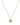 Billedet viser en halskæde med et solmotiv, der symboliserer venskab. Halskæden er elegant og har en gylden farve, der fremhæver det solformede vedhæng.