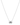 Billedet viser en halskæde med et vedhæng, der repræsenterer stjernetegnet Tvillingerne. Det er en sølvfarvet halskæde med et minimalistisk design.