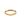 Billedet viser en elegant guldring med en unik, moderne form. Ringen har en glat overflade og er designet til at være både stilfuld og tidløs.