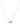 Billedet viser en halskæde med et vedhæng, der repræsenterer stjernetegnet Fiskene. Det er en sølvfarvet halskæde med et minimalistisk design.