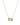 Billedet viser en halskæde med et vedhæng, der repræsenterer stjernetegnet Fiskene. Vedhænget er guld og har et stiliseret design af to fisk.