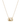Billedet viser en halskæde med et vedhæng, der repræsenterer stjernetegnet Jomfruen. Vedhænget er guld og har et minimalistisk design.