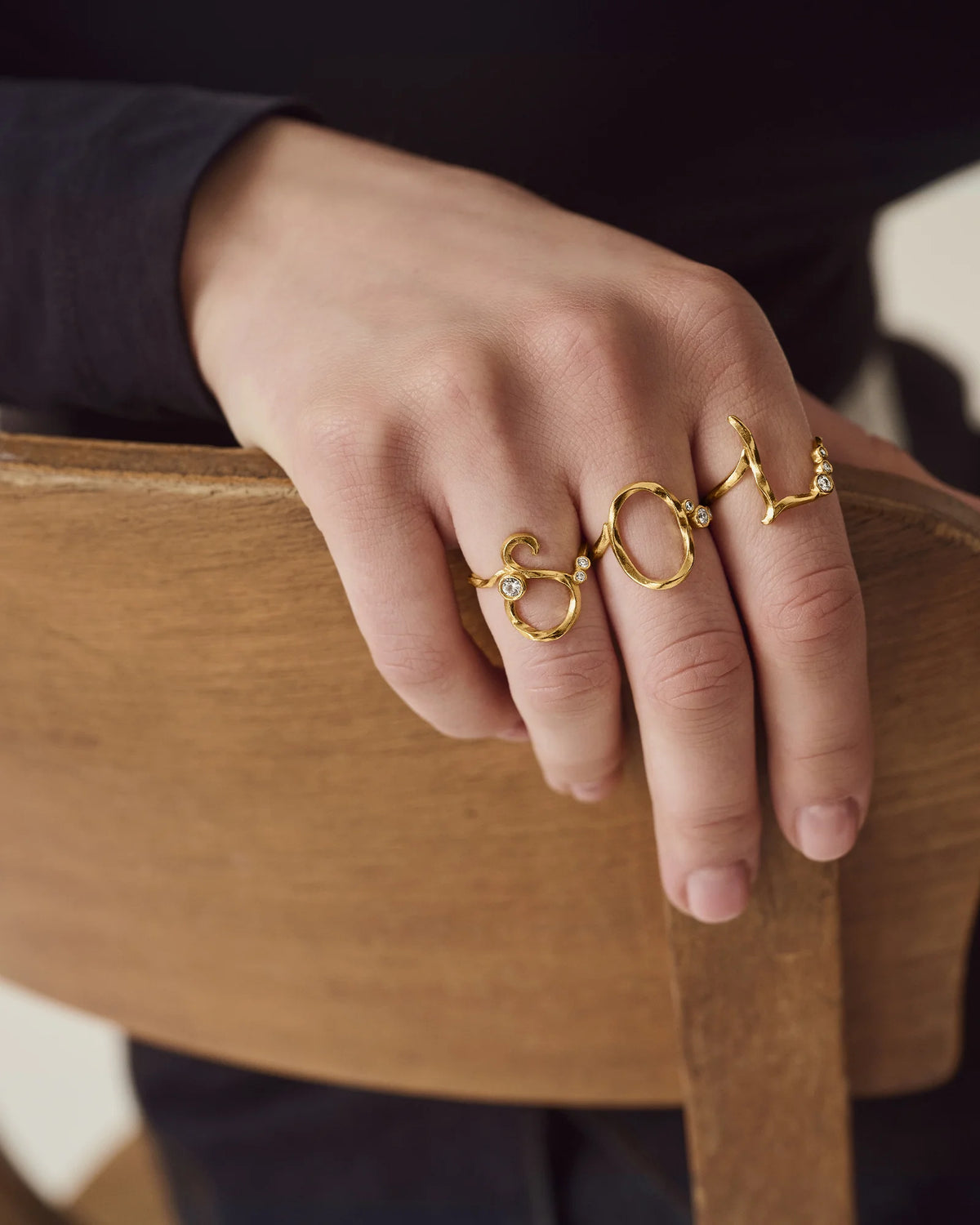 A Type Ringe Alfabet Ringe – Maanesten DK