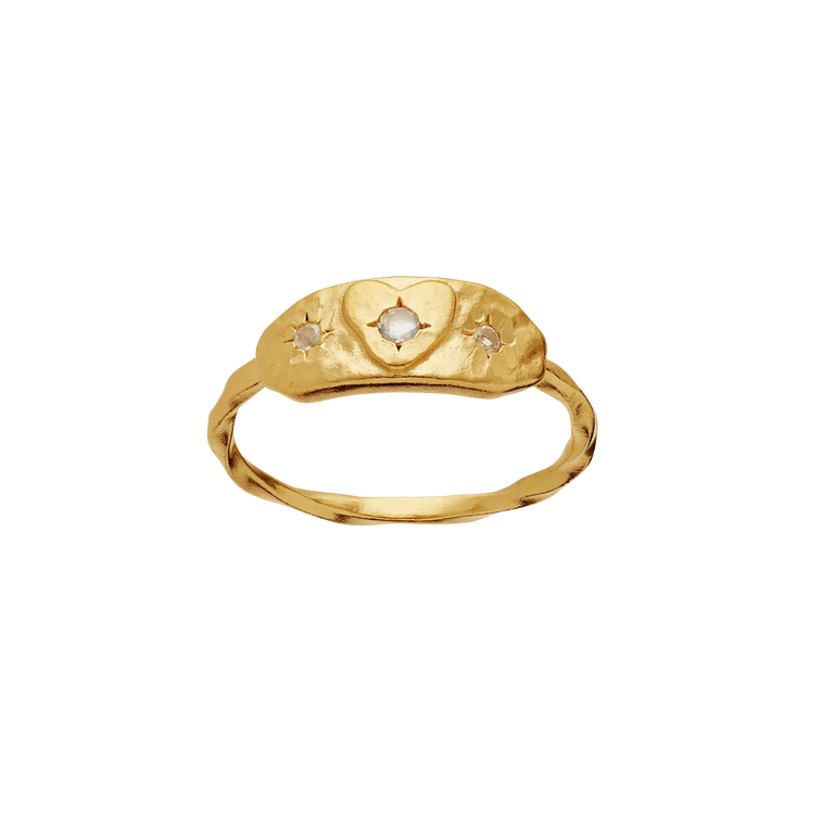 MAANESTEN Frida Ring (guld/sølv)