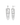 Billedet viser et par sølvøreringe med et elegant og moderne design. Øreringene har en glat overflade og en minimalistisk stil, der gør dem velegnede til både hverdag og festlige lejligheder.