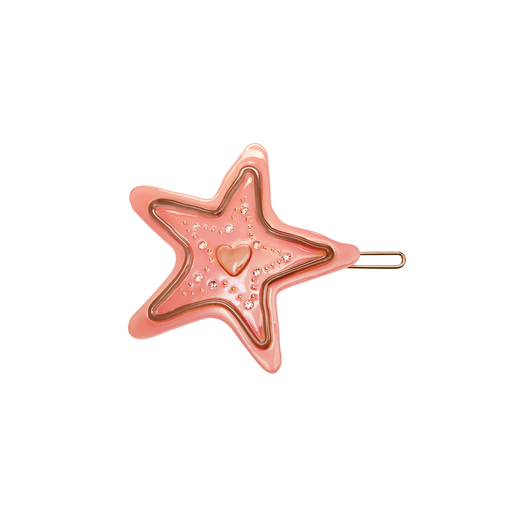 Big Star Hårspænde Flamingo Pink