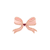 Bow Hair Clip Blush