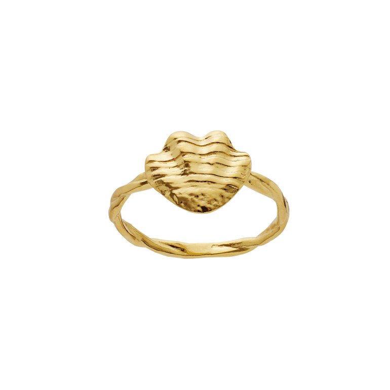 Maanesten - D Alphabet Ring - 4890a