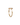 Billedet viser en guldglorie-ring. Det er en elegant og stilfuld ring med en cirkulær form, der symboliserer ære og skønhed.