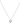 Billedet viser en sølvhalskæde med et enkelt og elegant design. Halskæden har en delikat kæde og et minimalistisk vedhæng.