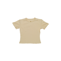 Joy Pointelle Top Butter Yellow