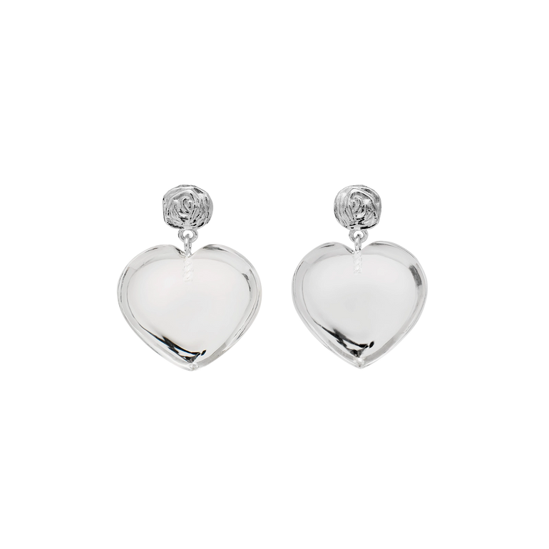 MAANESTEN Echo Grande Earrings (guld/sølv)