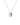 Billedet viser en sølvhalskæde med et enkelt og elegant design. Halskæden har en lille vedhæng, der symboliserer drømme og ambitioner.