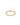 Billedet viser en elegant guldring med et enkelt og moderne design. Ringen har en glat overflade og en minimalistisk æstetik, der fremhæver dens tidløse skønhed.