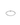 Billedet viser en elegant sølvring med et minimalistisk design. Ringen har en glat overflade og en enkel, men stilfuld form, der gør den velegnet til både hverdag og festlige lejligheder.