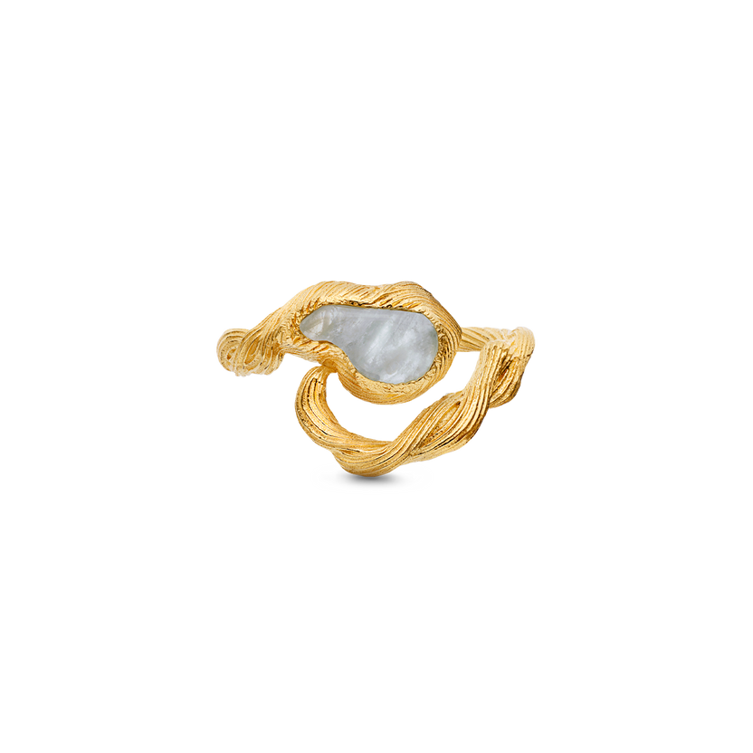 Maanesten - C Alphabet Ring - 4889a main image 1