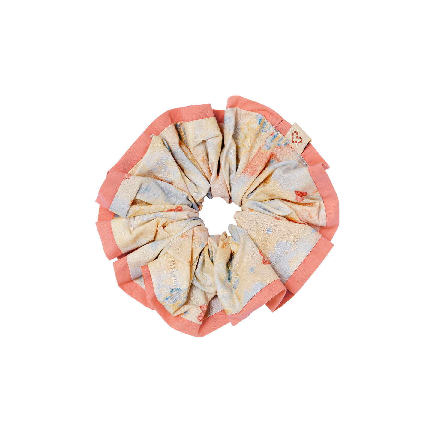 Wren Scrunchie Coral