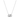 Billedet viser en halskæde med et vedhæng, der repræsenterer stjernetegnet Vædderen. Det er en sølvfarvet halskæde med et minimalistisk design.
