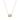 Billedet viser en halskæde med et vedhæng, der repræsenterer stjernetegnet Vædderen. Vedhænget har et minimalistisk design med stjernetegnsymbolet indgraveret.