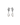 Billedet viser et par sølvøreringe fra Frigg. Øreringene har et elegant og minimalistisk design, der passer til både hverdag og festlige lejligheder.