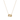 Billedet viser en halskæde med et vedhæng, der repræsenterer stjernetegnet Fiskene. Vedhænget er guld og har et stiliseret design af to fisk.