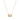 Billedet viser en halskæde med et vedhæng, der repræsenterer stjernetegnet Skytten. Halskæden er gylden og har et minimalistisk design.