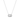 Billedet viser en halskæde med et stjernetegn vedhæng, der repræsenterer Skorpionen. Halskæden er sølvfarvet og har et elegant og minimalistisk design.